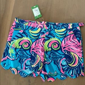 Lilly Pulitzer patterned shorts with tag